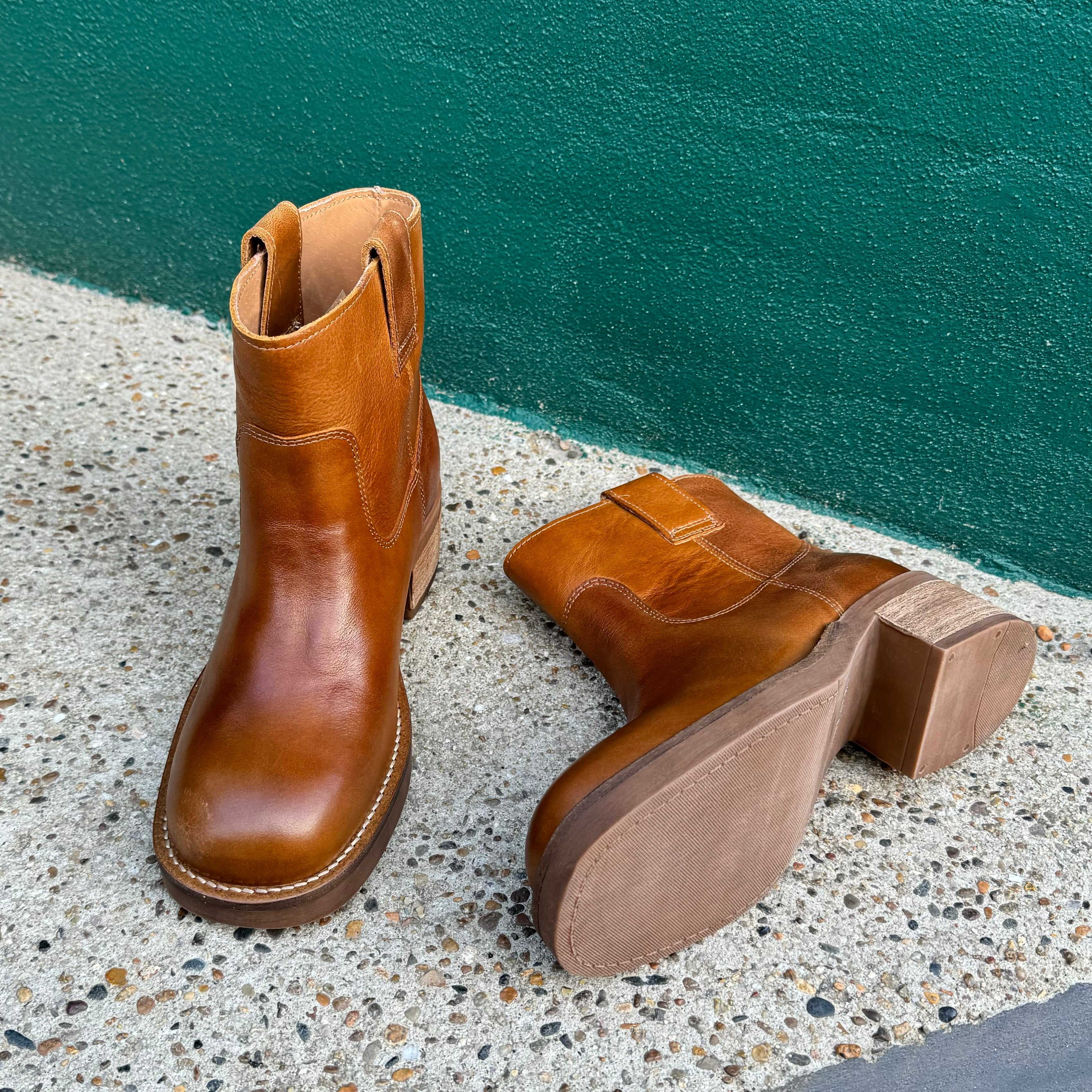 PAVEMENT - STØVLER - JENNY VINTAGE 23482-1 - TAN VINTAGE