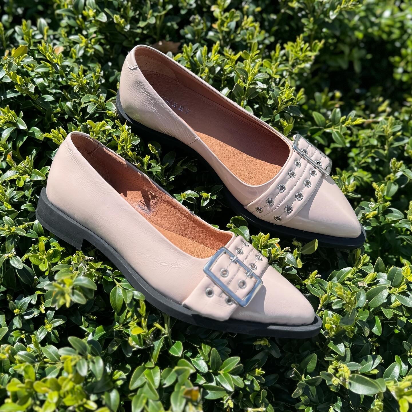 PAVEMENT - BALLERINA - SASO LOW 23185 - TAUPE PATENT