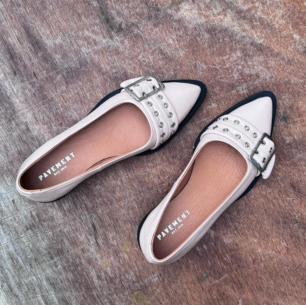 PAVEMENT - BALLERINA - SASO LOW 23185 - TAUPE PATENT