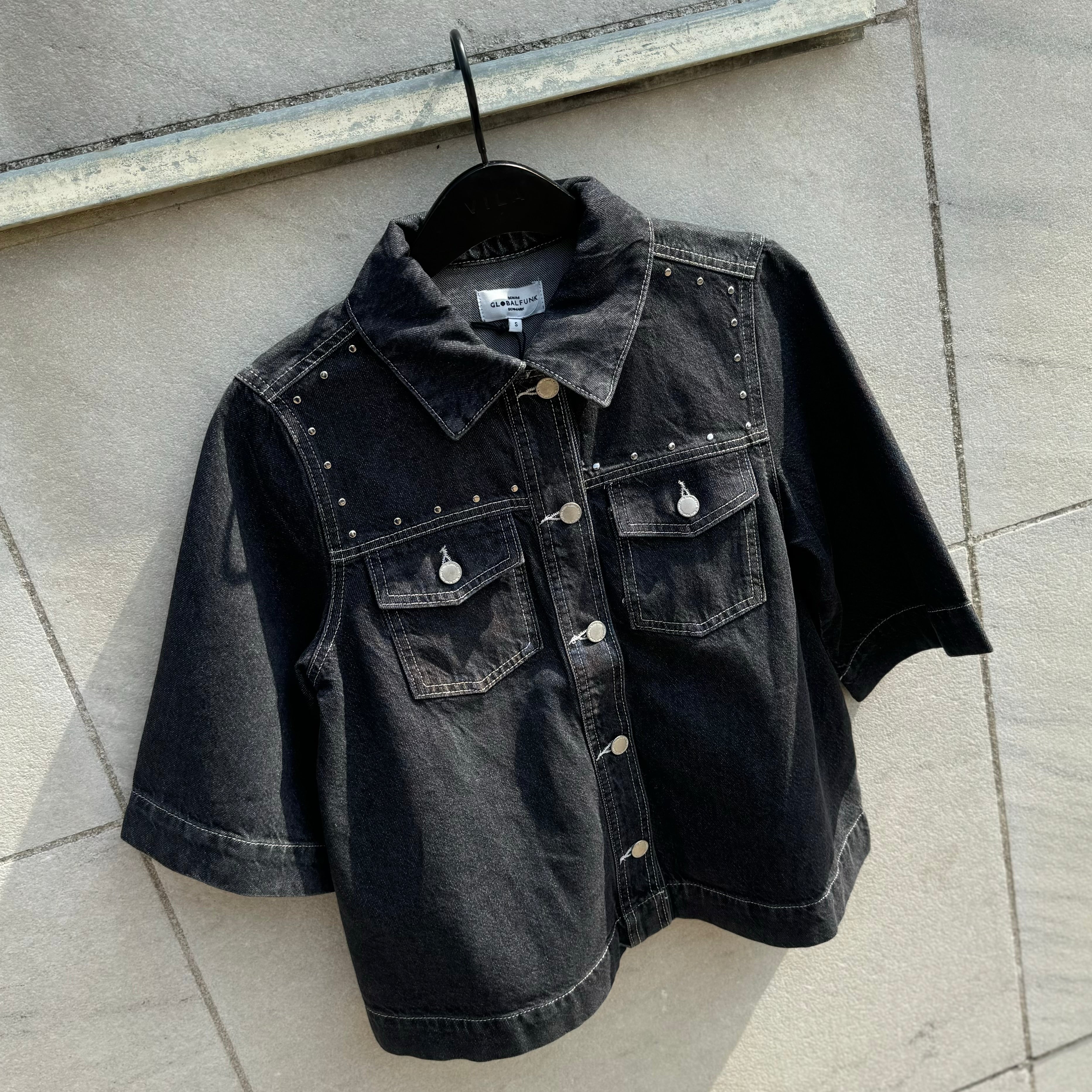 GLOBAL FUNK - SKJORTE - AULERA 60310053 - VINTAGE GREY