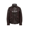 ONLY - BOMBERJAKKE - JULIA FAUX LEATHER 15373024 - CHOCOLATE TORTE