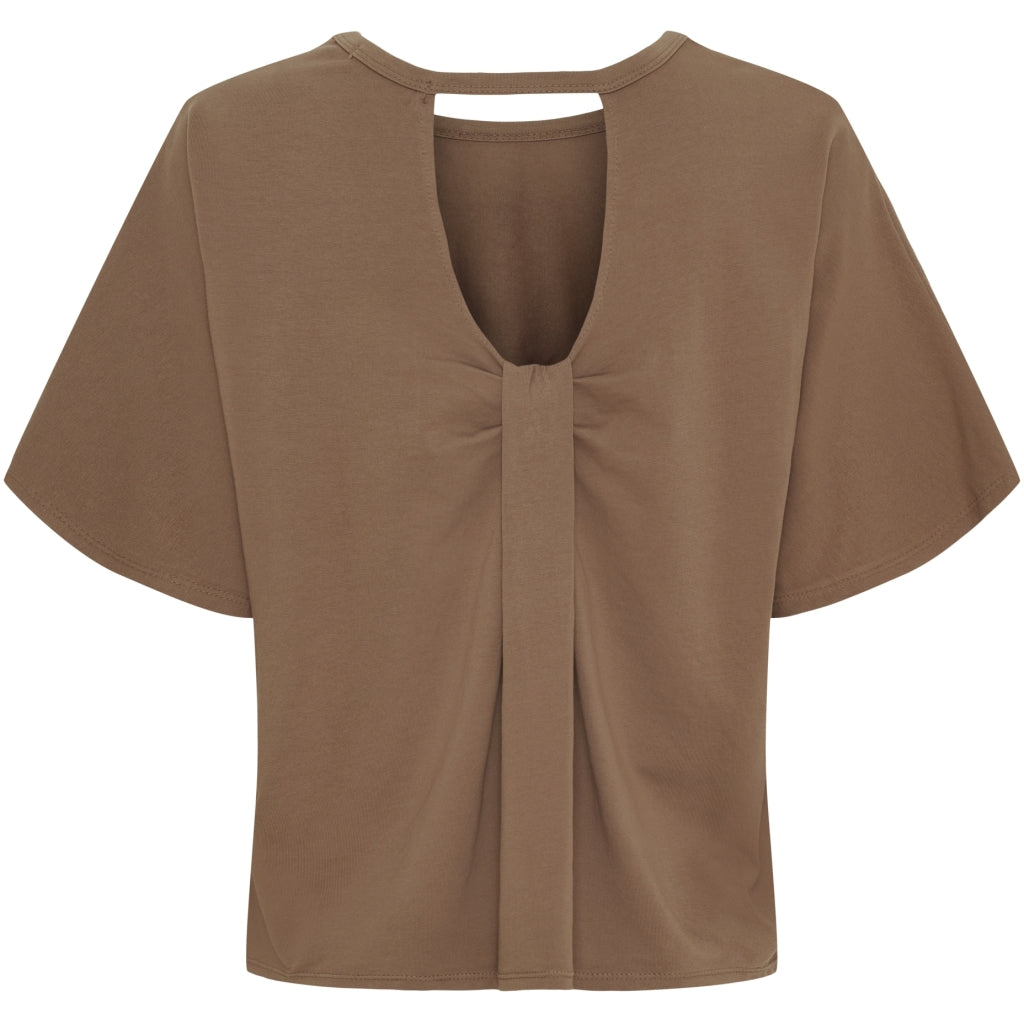 MARTA DU CHATEAU - T-SHIRT - TINKA 258635 - DARK CAMELO