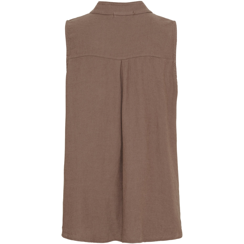 MARTA DU CHATEAU - TOP - MALENE 258356 - COLD BROWN