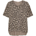 MARTA DU CHATEAU - T-SHIRT - HARPER 2436C - BEIGE LEO
