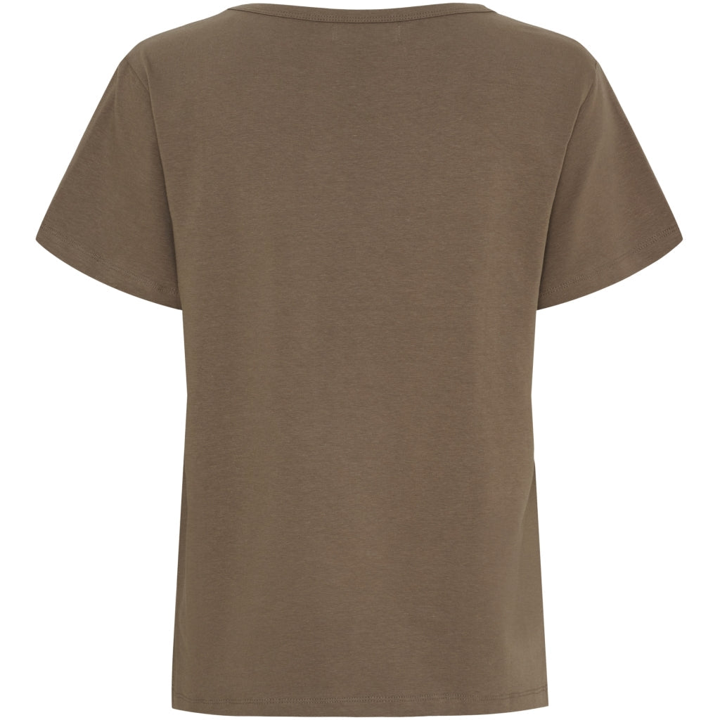 MARTA DU CHATEAU - T-SHIRT - JEANETTE MT-002 - FOSSIL FANGO