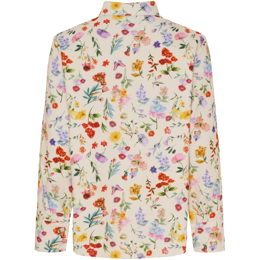 MARTA DU CHATEAU - SKJORTE - MAGNOLIA 258042V - BEIGE PRINT