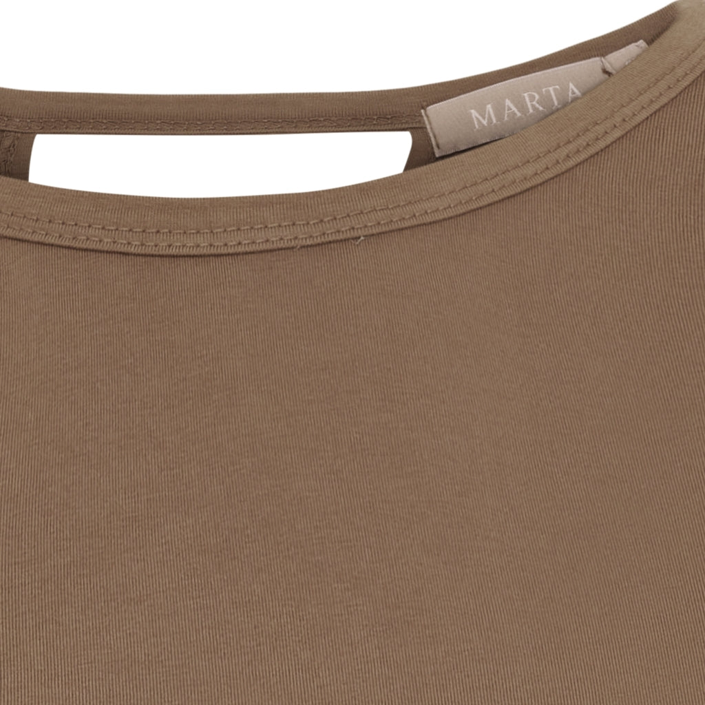 MARTA DU CHATEAU - T-SHIRT - TINKA 258635 - DARK CAMELO