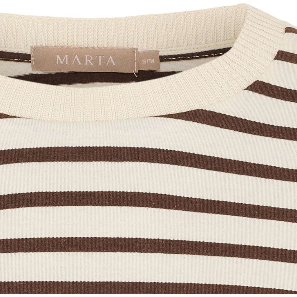 MARTA DU CHATEAU - T-SHIRT - BROOKLYN 58351 - BEIGE/MORO