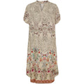 MARTA DU CHATEAU - KJOLE - HELMA 5677 - BEIGE FLOWER