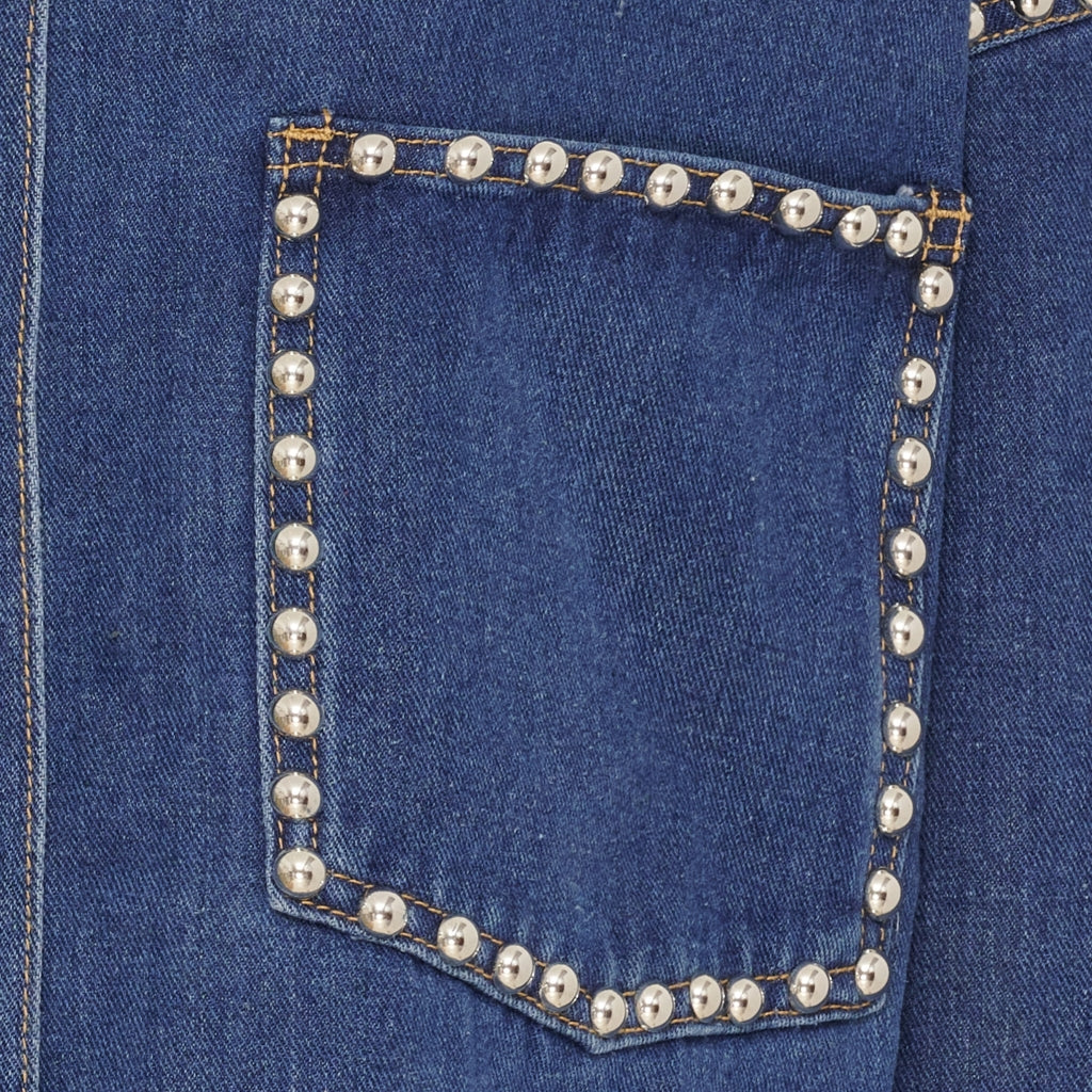MARTA DU CHATEAU - SKJORTE - EILA MDC212-8304 - DENIM