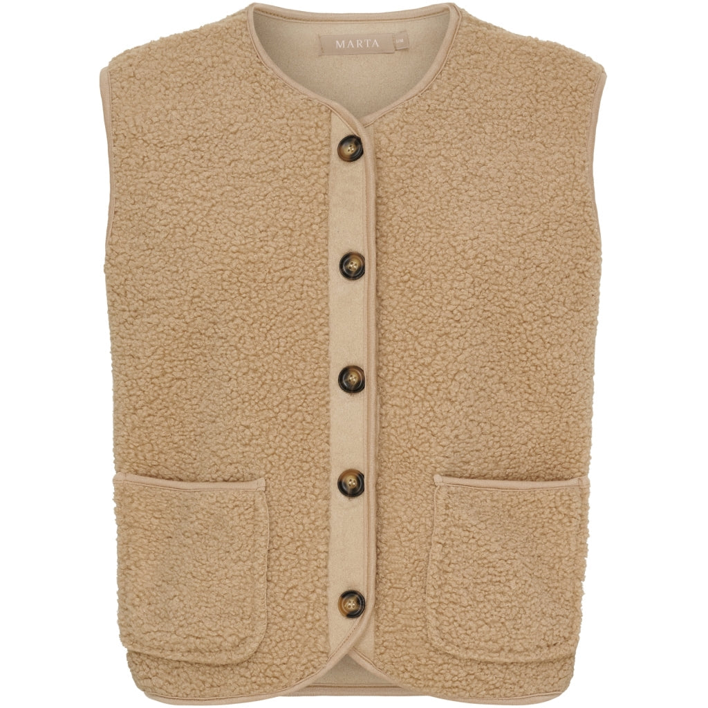 MARTA DU CHATEAU - VEST - EMMIE 25172 - CAMEL