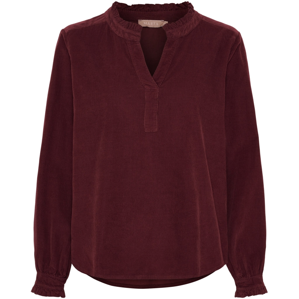 MARTA DU CHATEAU - BLUSE - MORGANA 2518115V - BORDEAUX