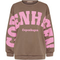 MARTA DU CHATEAU - SWEATSHIRT - HIBISCUS 22659 - FANGO