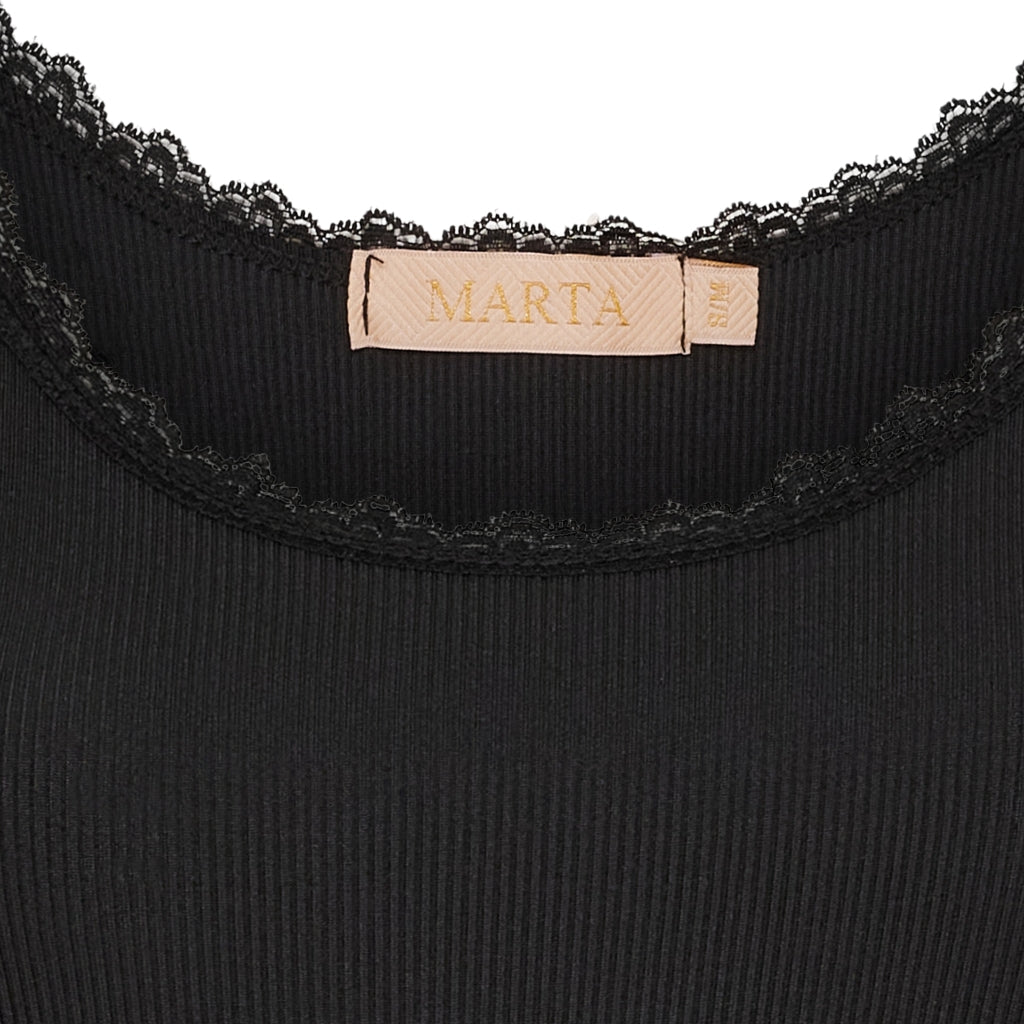 MARTA DU CHATEAU - TOP - NOELIE 258034 - BLACK