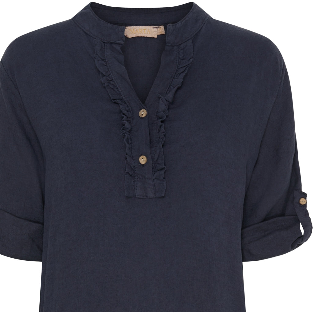 MARTA DU CHATEAU - KJOLE - CAMELIA 94198 - NAVY