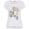 MARTA DU CHATEAU - T-SHIRT - MARIE 1535 - WHITE VESPA