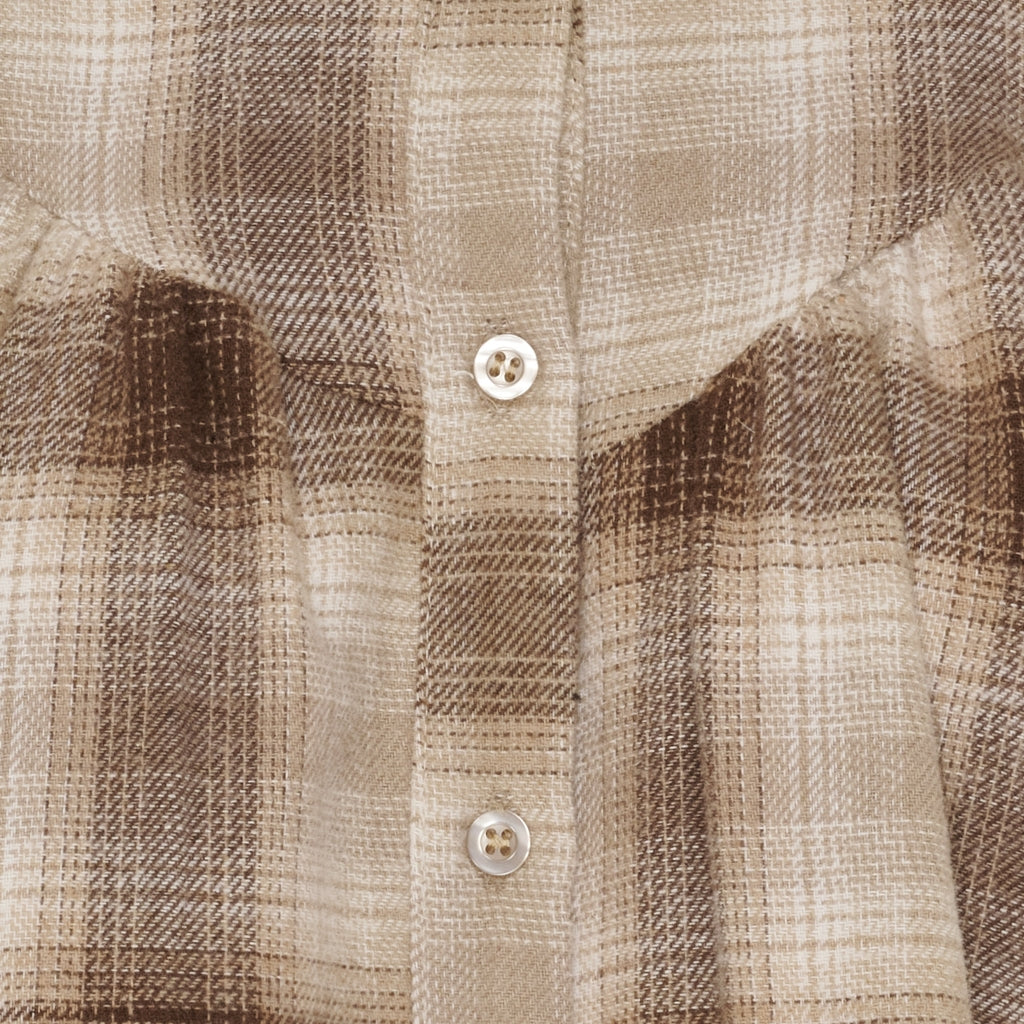 MARTA DU CHATEAU - SKJORTE - MILOU 28474M - BEIGE