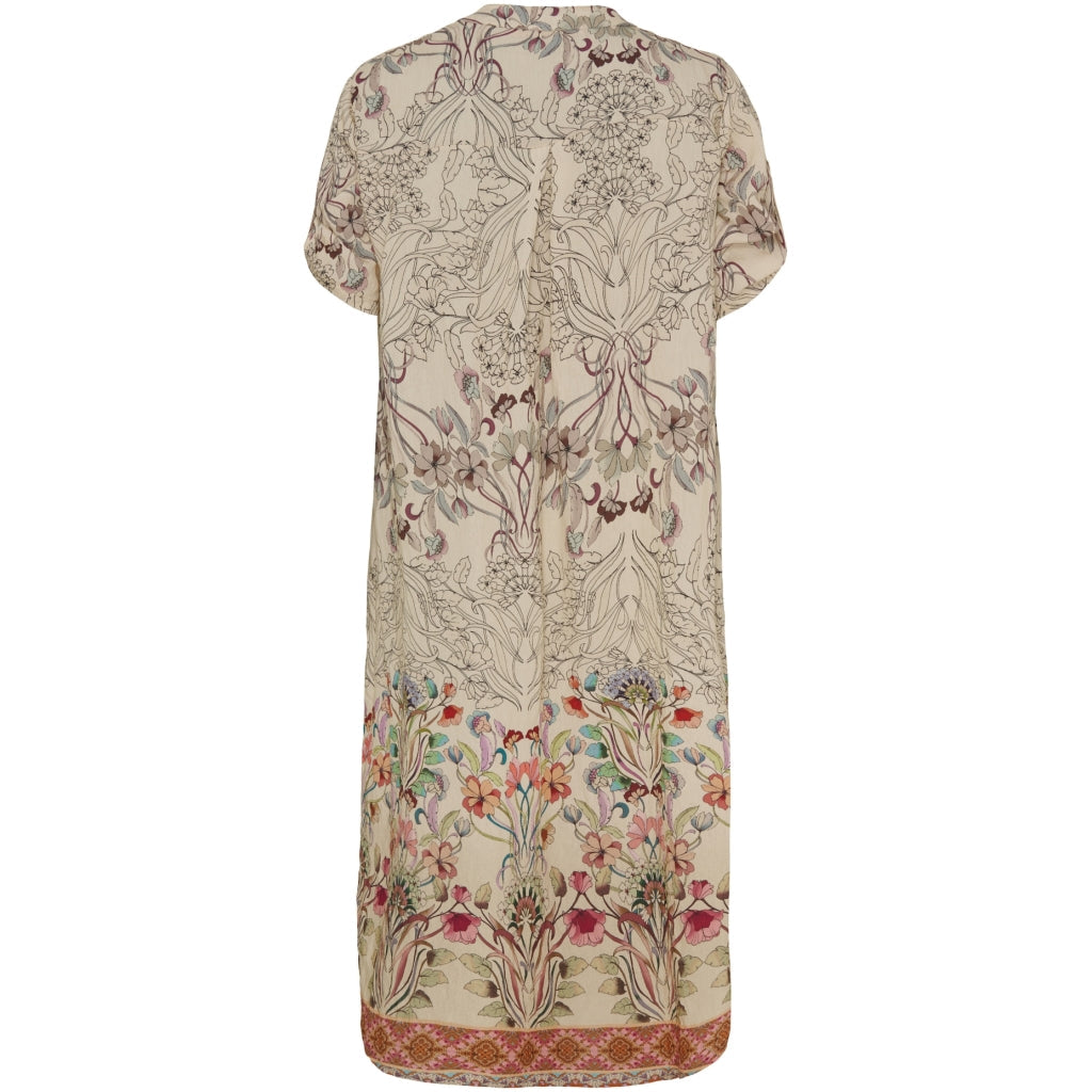 MARTA DU CHATEAU - KJOLE - HELMA 5677 - BEIGE FLOWER