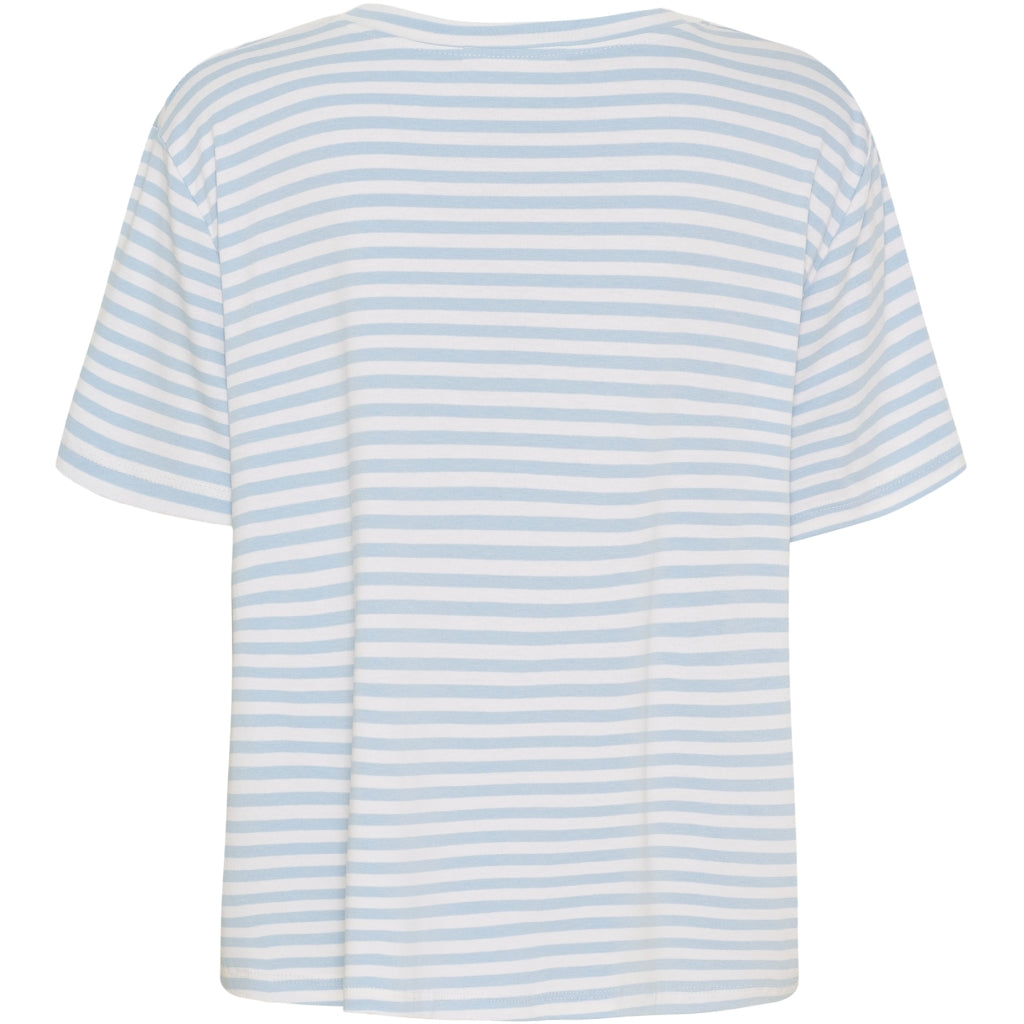 MARTA DU CHATEAU - TSHIRT - ENRICA 258036 - CELESTE STRIPE