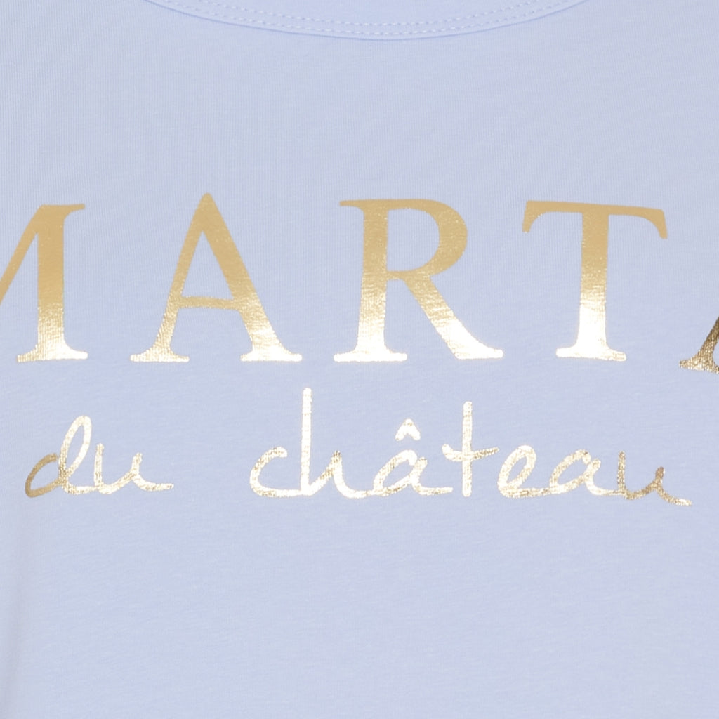 MARTA DU CHATEAU - T-SHIRT - JEANETTE MT-002 - LIGHT BLUE