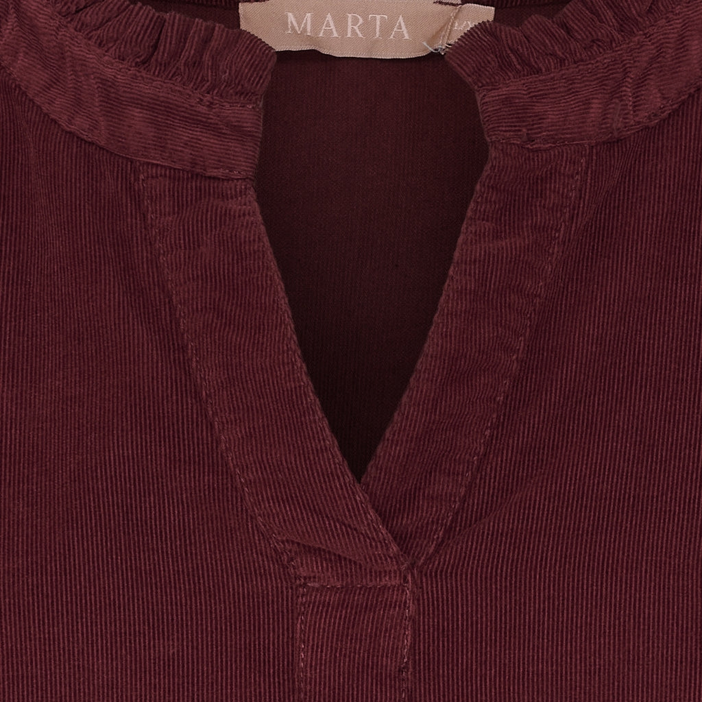 MARTA DU CHATEAU - BLUSE - MORGANA 2518115V - BORDEAUX