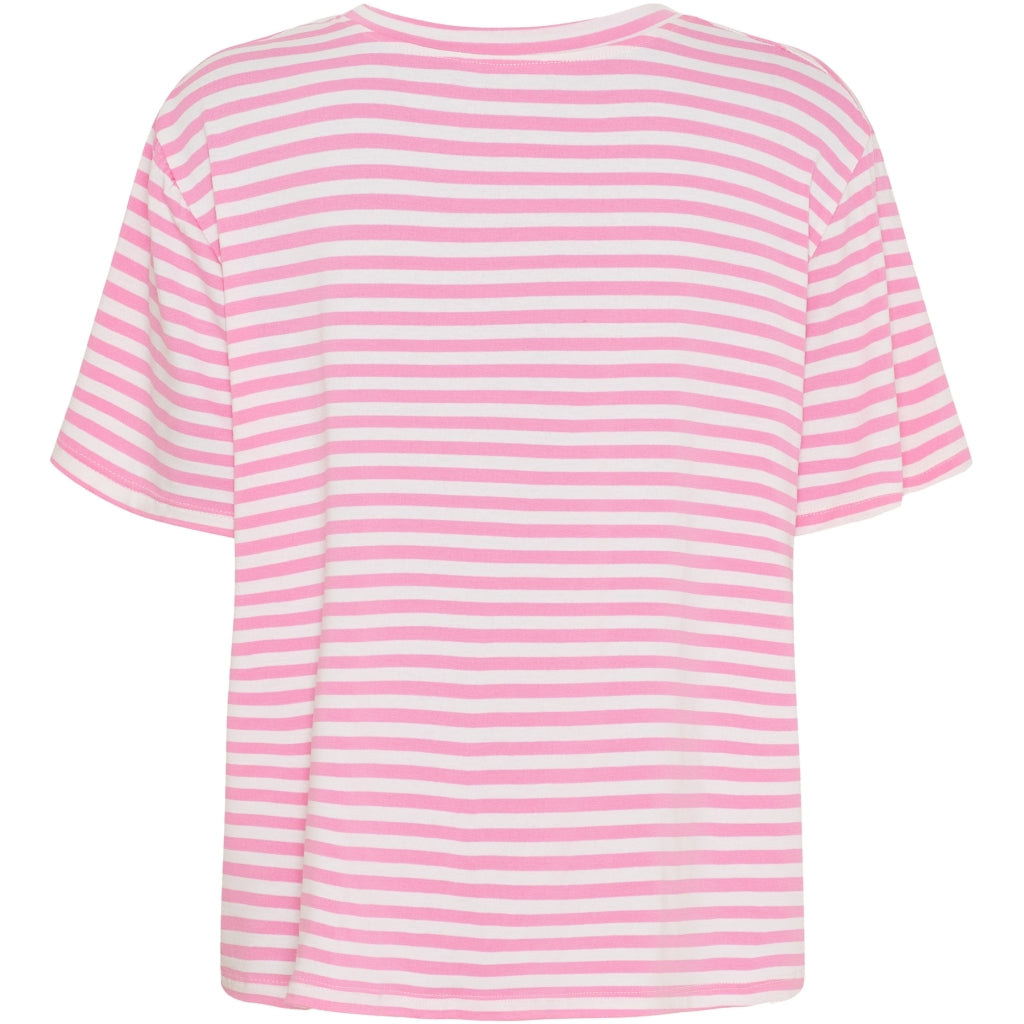 MARTA DU CHATEAU - T-SHIRT - ENRICA 258036 - BUBBLEGUM STRIPE