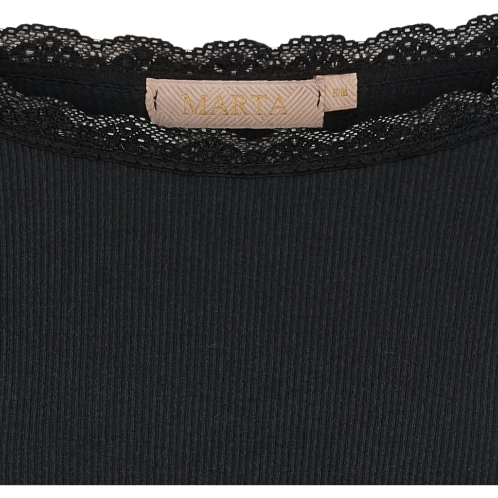MARTA DU CHATEAU - BLUSE - BELINDA 24160 - SORT