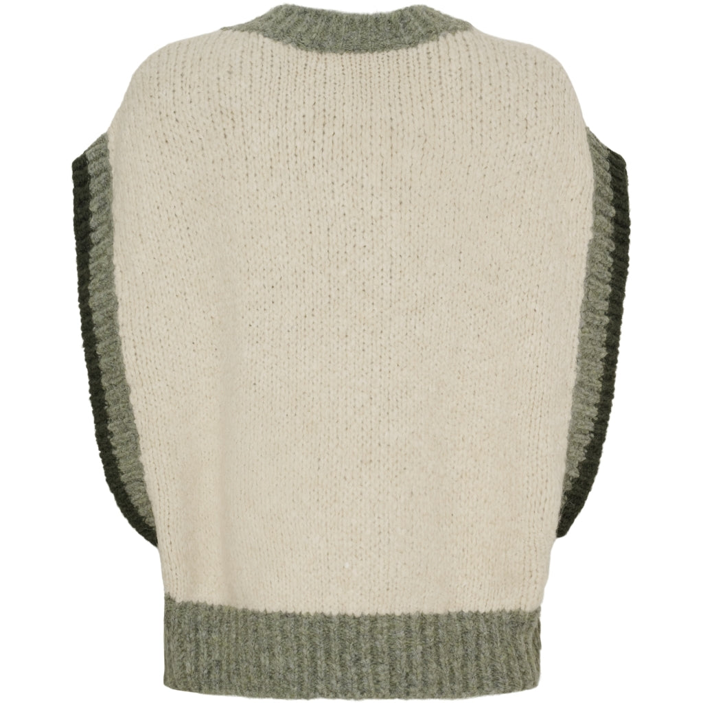 MARTA DU CHATEAU - VEST - MIE 3371 - BEIGE