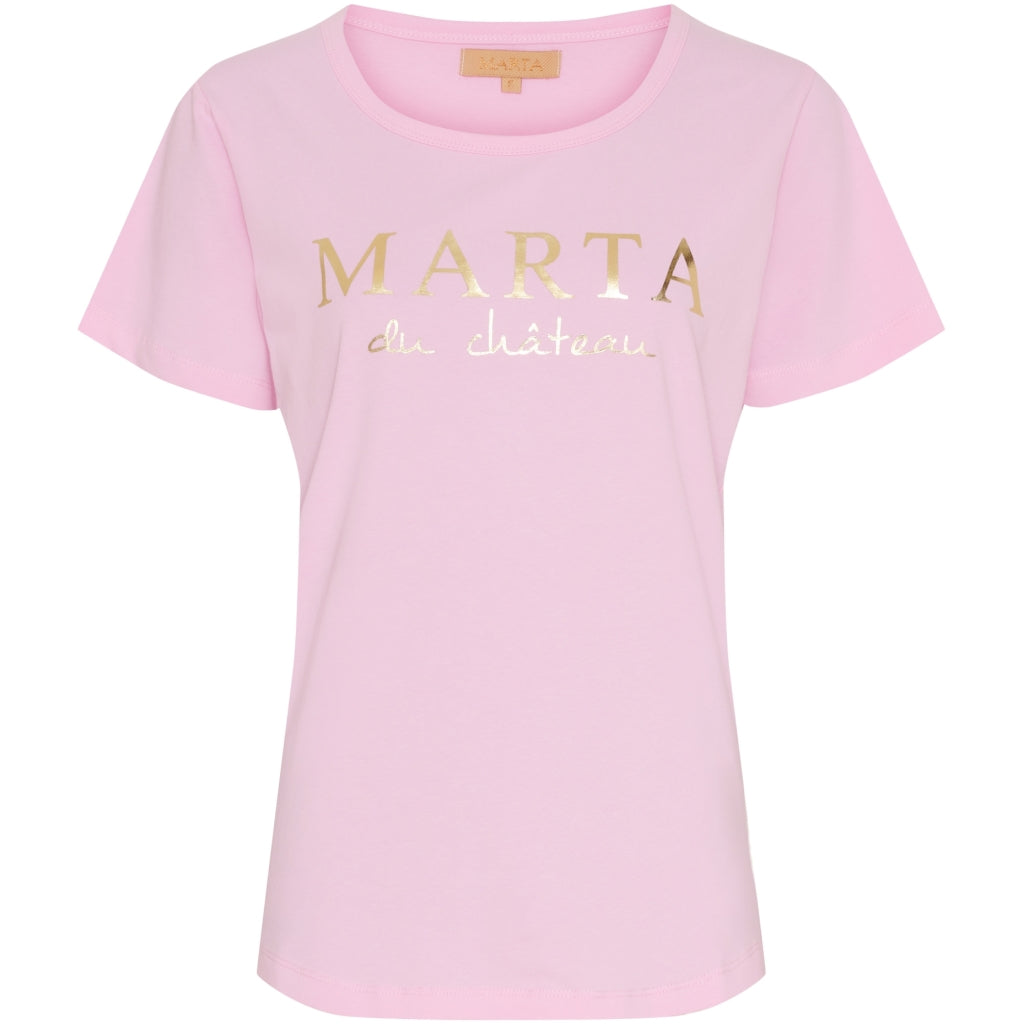 MARTA DU CHATEAU - T-SHIRT - JEANETTE MT-002 - BABY PINK
