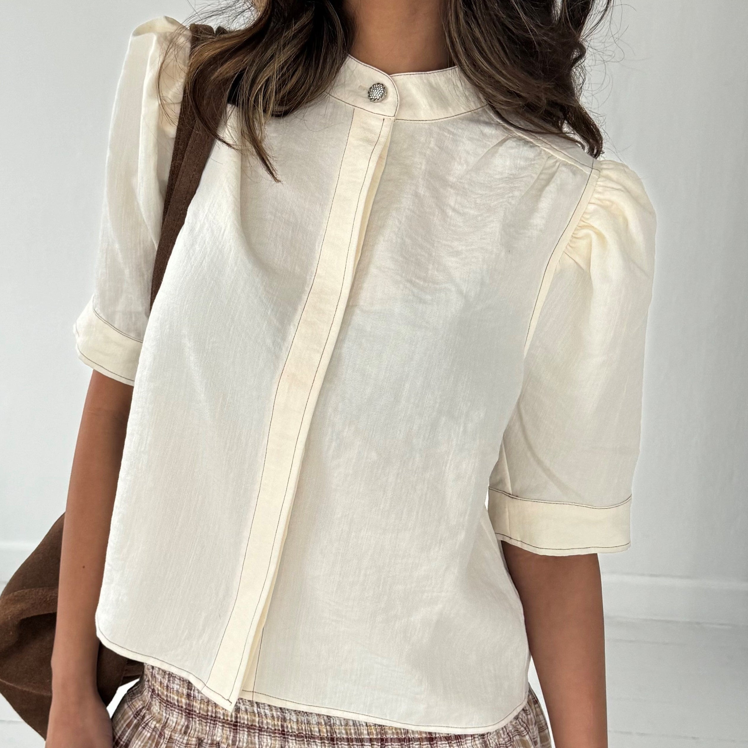 CONTINUE - SKJORTE  - MOE 14847 - OFF WHITE