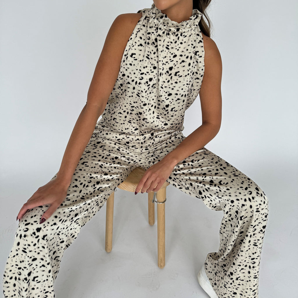 CONTINUE - TOP - LIVA 14898 - GEOPARD PRINT