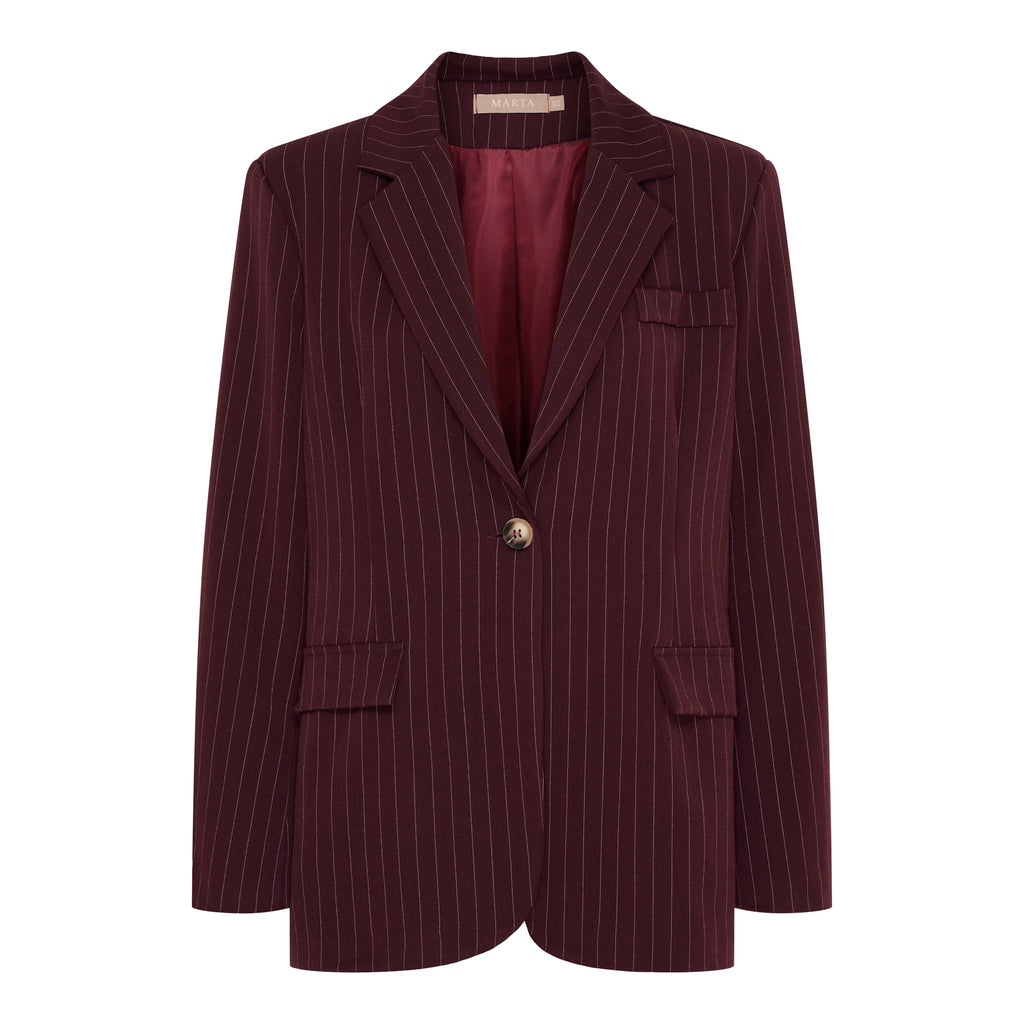 MARTA DU CHATEAU - BLAZER - DAMIANA 15502 - BORDEAUX