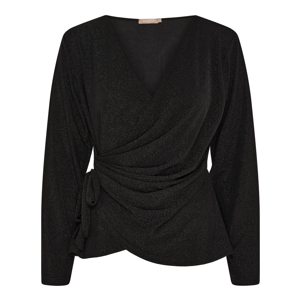 MARTA DU CHATEAU - BLUSE - ANDI 1612 - SORT