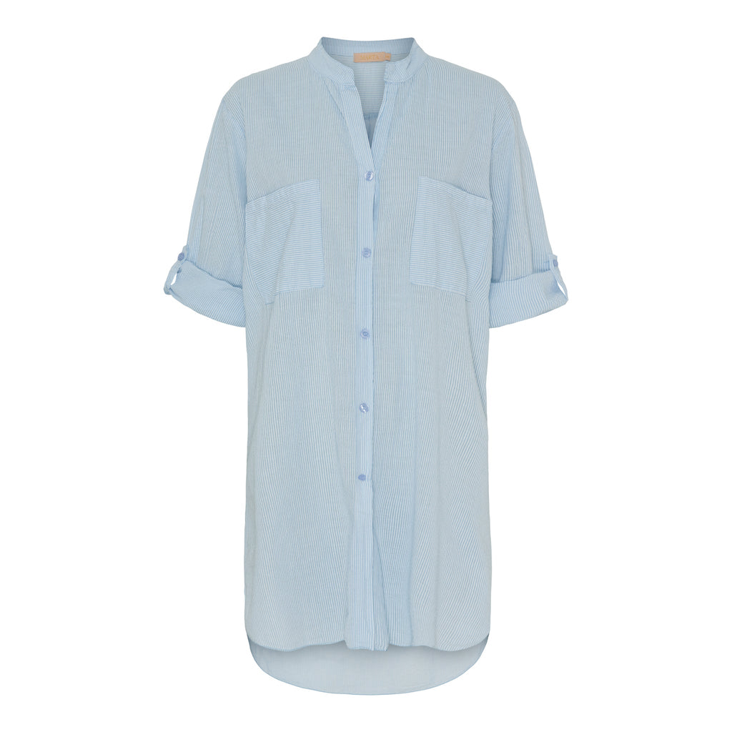 MARTA DU CHATEAU - TUNICA - 1665-23 - LIGHT BLUE STRIPE