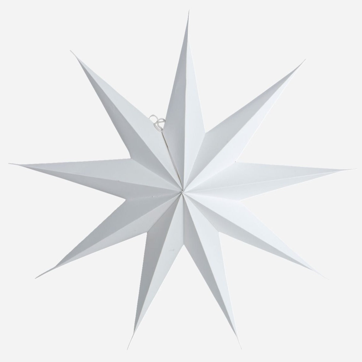 HOUSE DOCTOR - PAPIR STJERNE - 9 POINT EC020 - HVID - 45 CM.