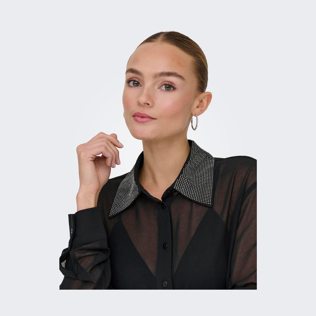 ONLY - SKJORTE - TASH 15367499 - BLACK