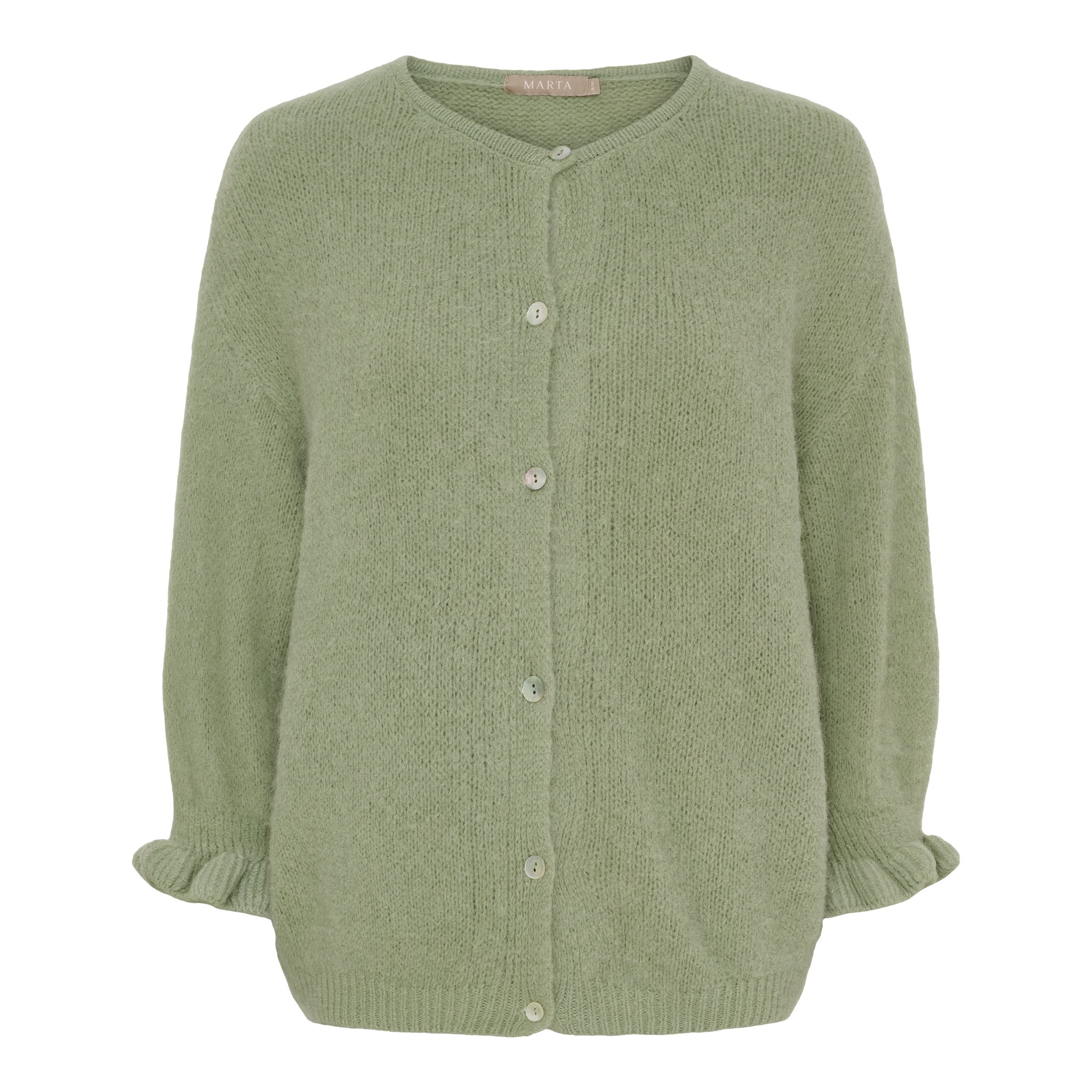 MARTA DU CHATEAU - CARDIGAN - JULIANA 2413 - SALVIA1178