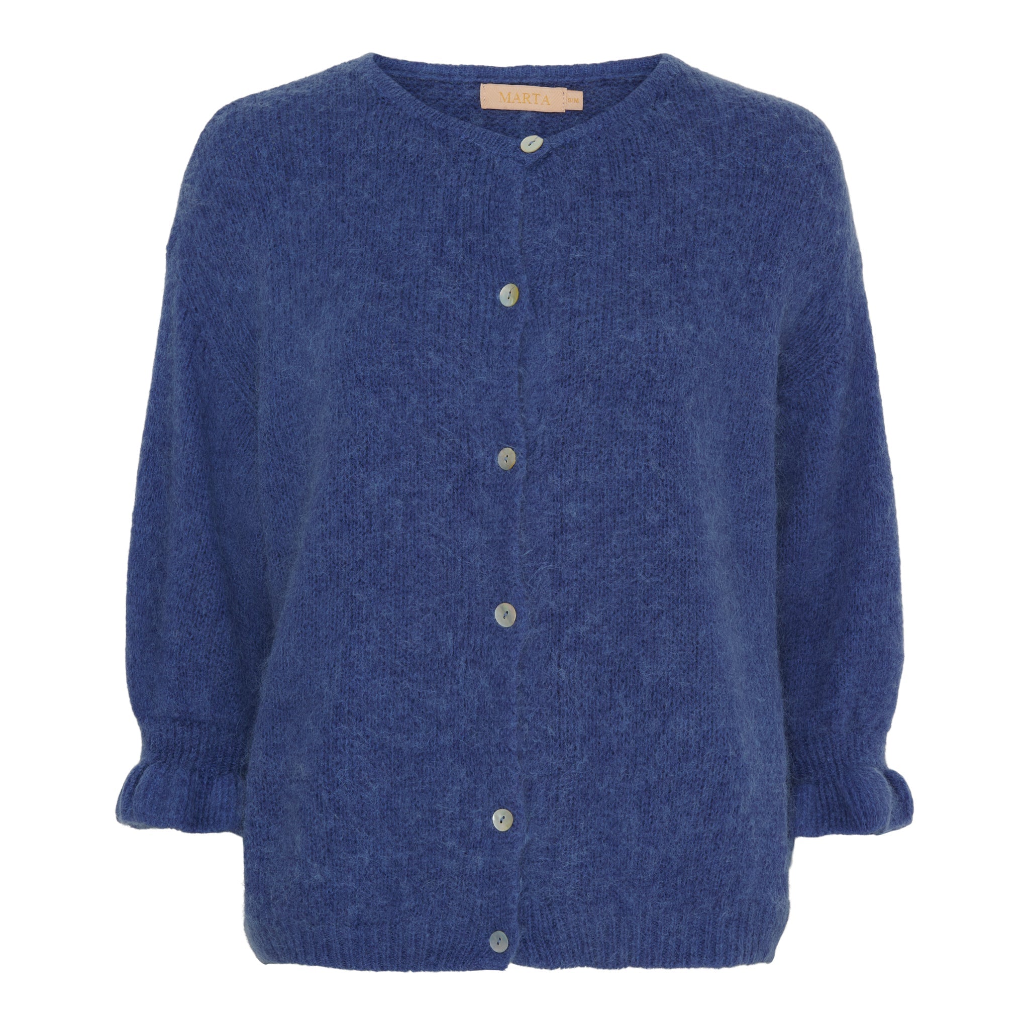 MARTA DU CHATEAU - CARDIGAN - JULIANA 2413 - BLUE