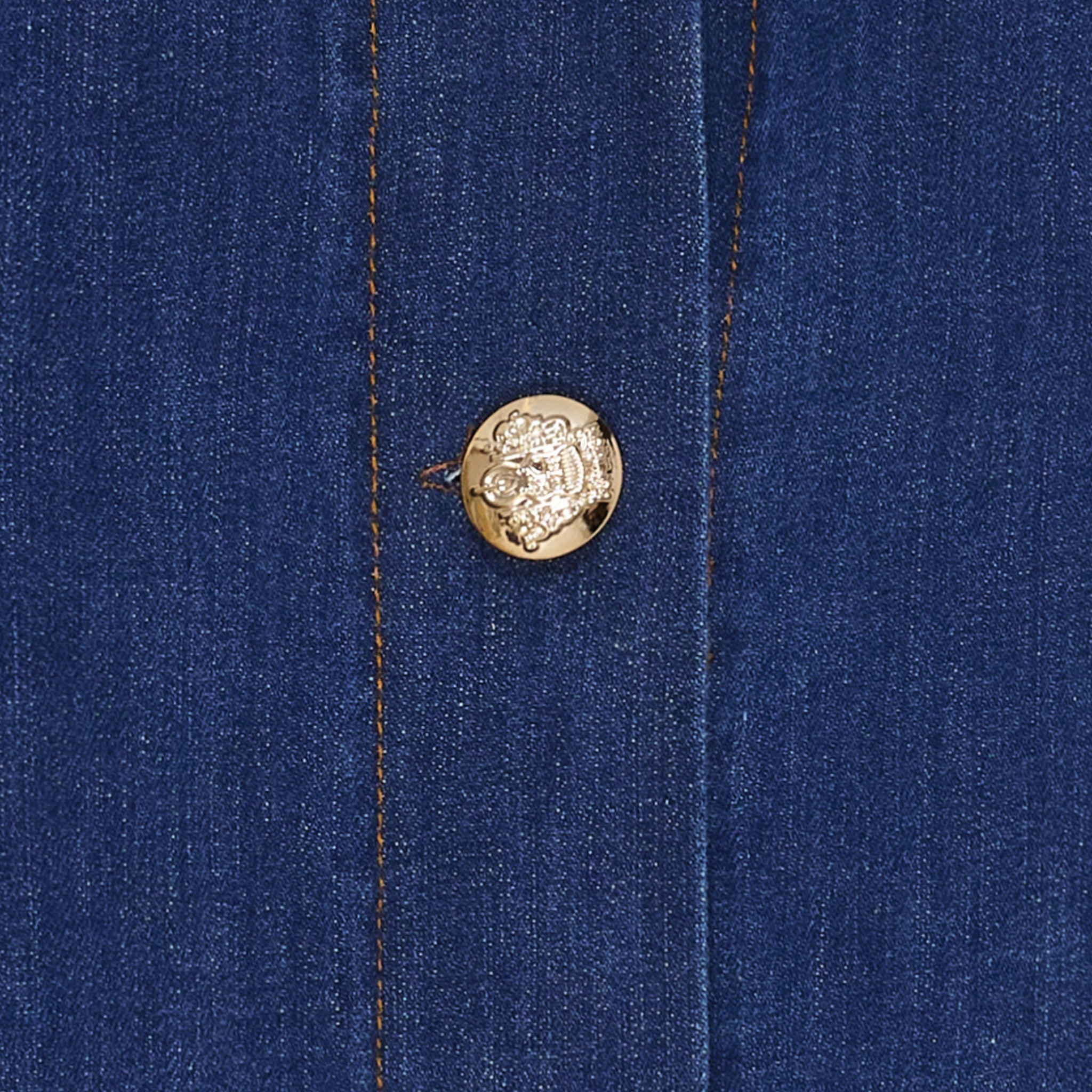 MARTA DU CHATEAU - JAKKE - ARWEN 248370J - MEDIUM BLUE DENIM