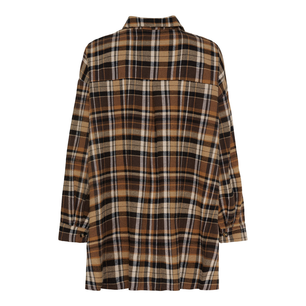 MARTA DU CHATEAU - SKJORTE - LAURELINE 248459 - CAMEL J-TEX