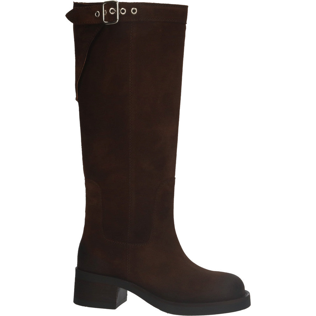 PAVEMENT - STØVLE - ANINE SUEDE 25475-1 - BROWN SUEDE