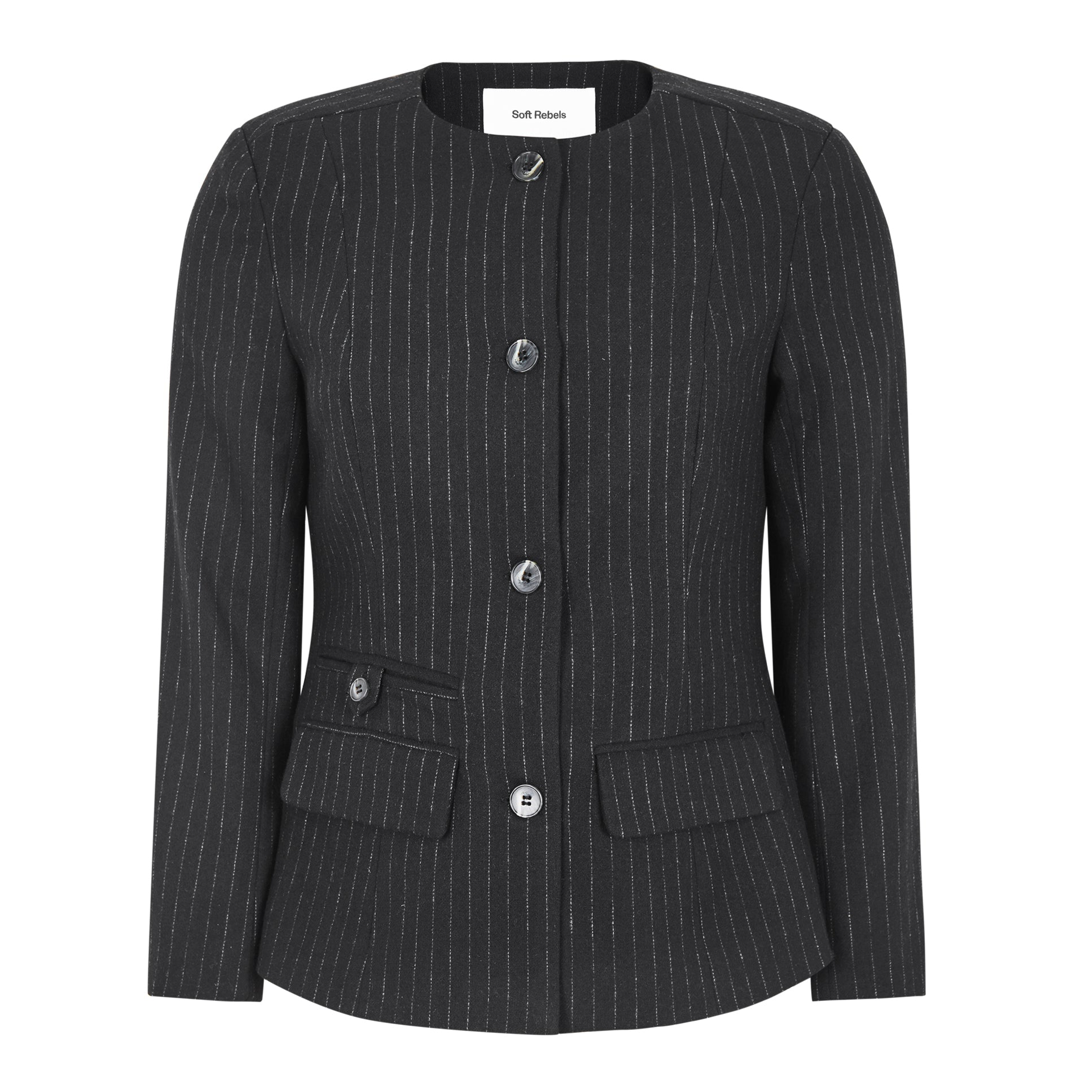 SOFT REBELS - BLAZER - YVONNE SR525-730 - BLACK