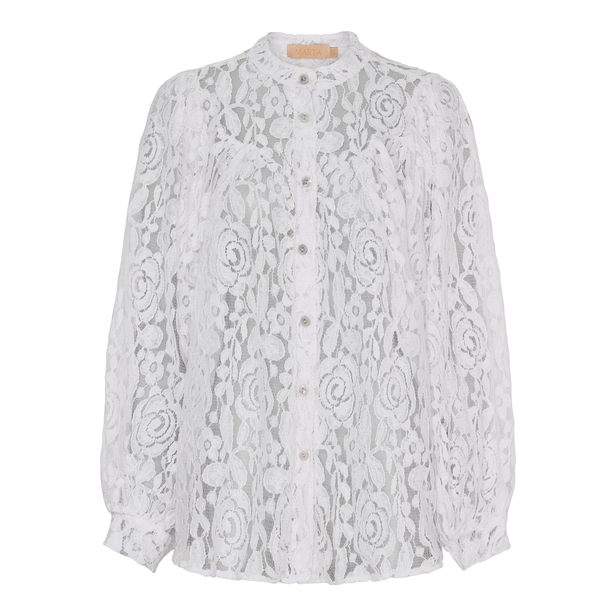MARTA DU CHATEAU - SKJORTE - OFELIA 3899 - WHITE