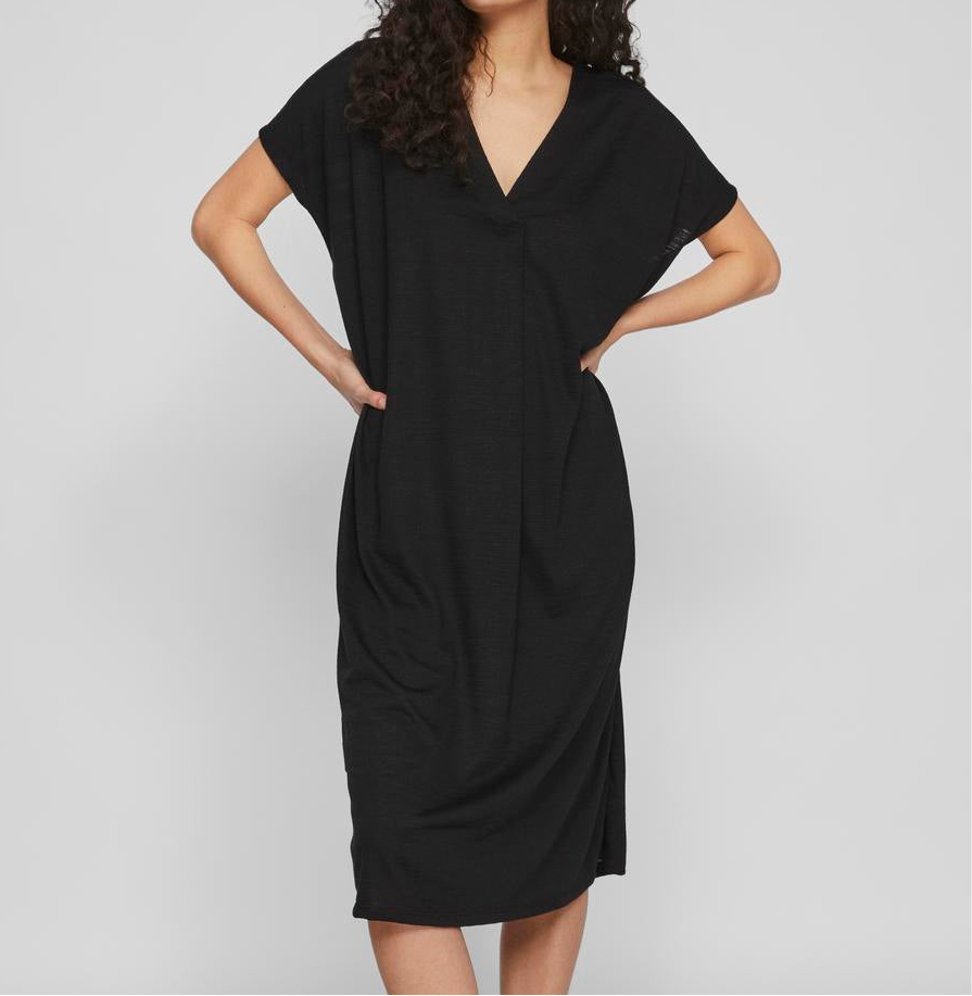 VILA - KJOLE - BRIELLE 14099915 - SORT BEAUTY