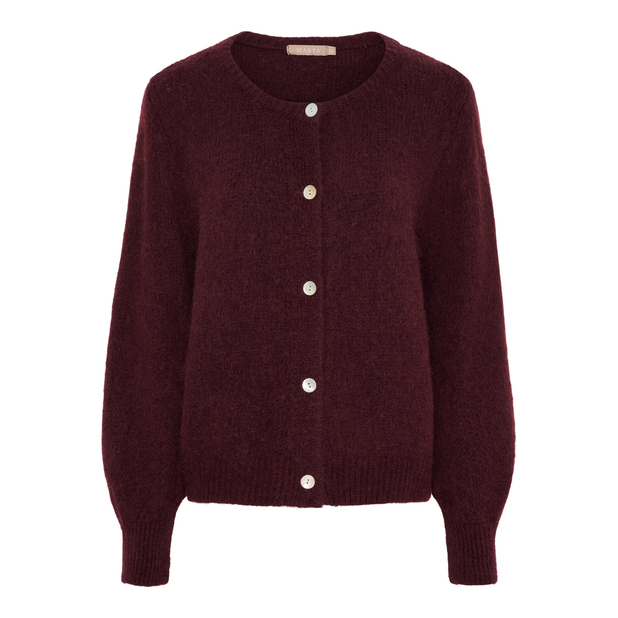 MARTA DU CHATEAU - CARDIGAN - COSIMA 5223 - MELANZANA