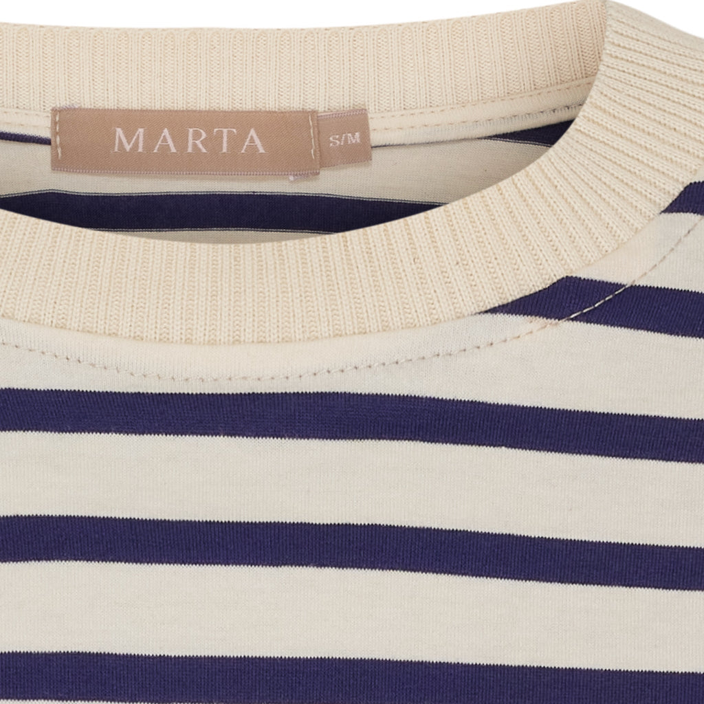 MARTA DU CHATEAU - BLUSE - KARA 58709 - NAVY