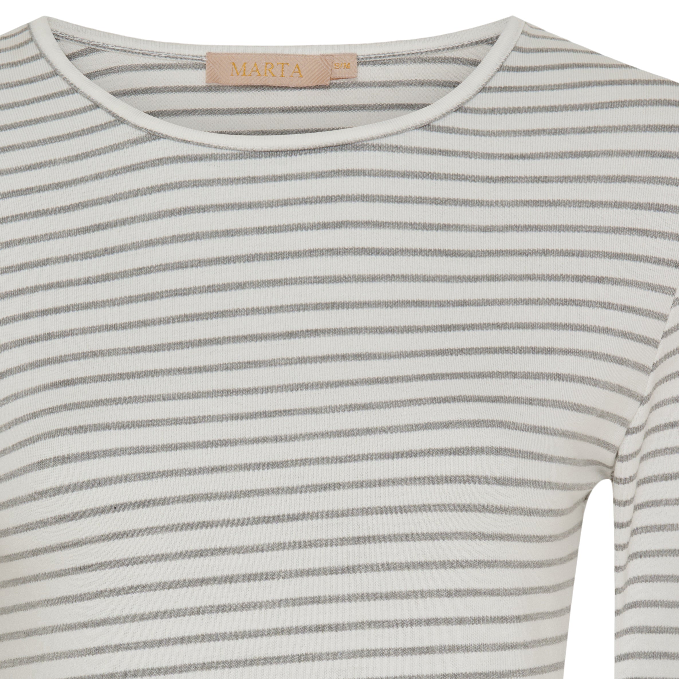 MARTA DU CHATEAU - BLUSE - NANCY LS - 6111 - GREY