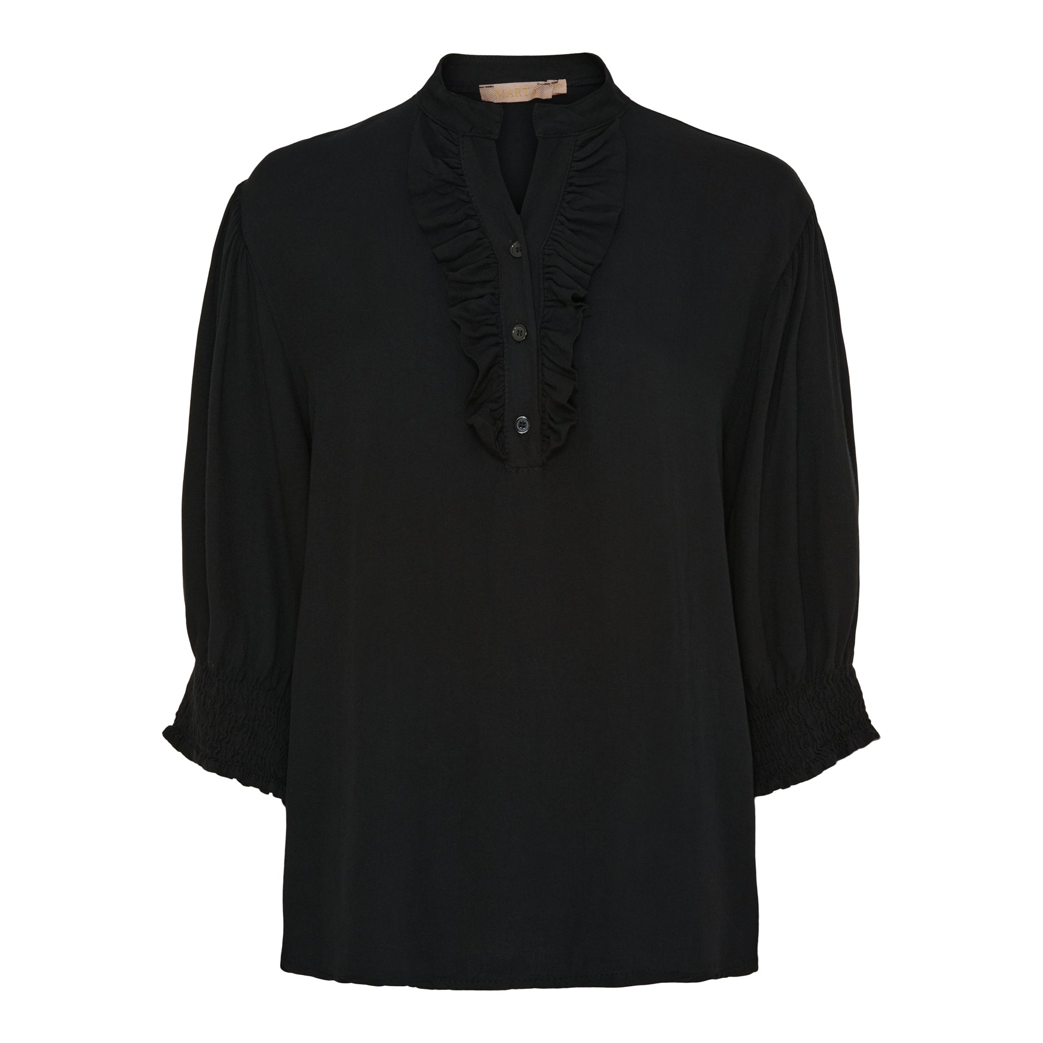 MARTA DU CHATEAU - BLUSE - UNNUR 6317 - SOLID BLACK