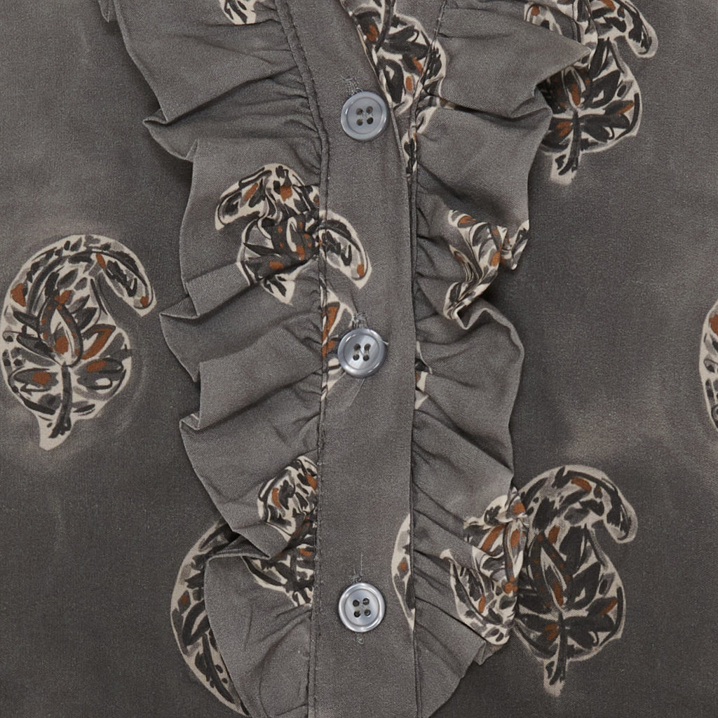 MARTA DU CHATEAU - BLUSE - UNNUR 6317 - GREY FADED