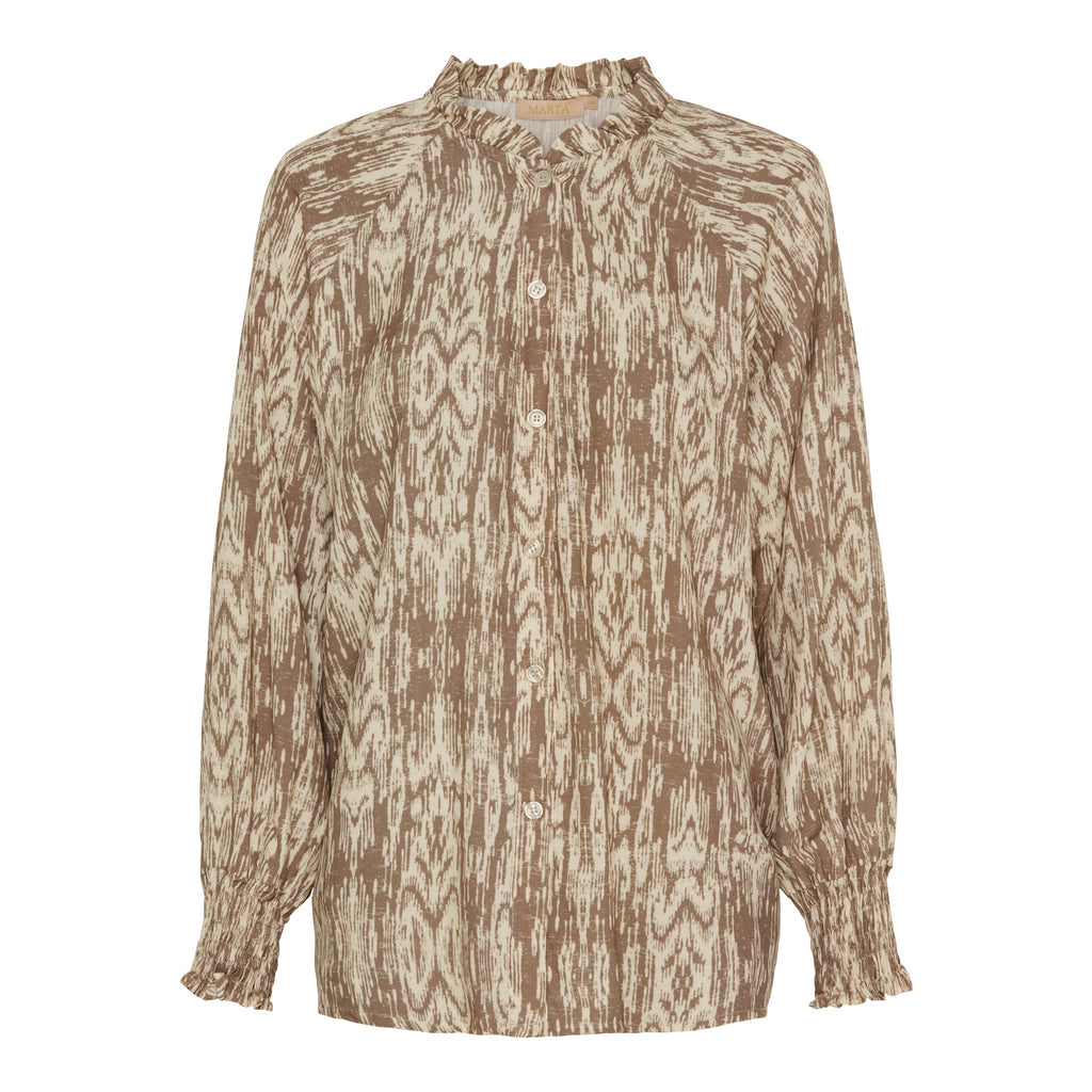 MARTA DU CHATEAU - BLUSE - PALMA 6450 - LEO FANGO 4189
